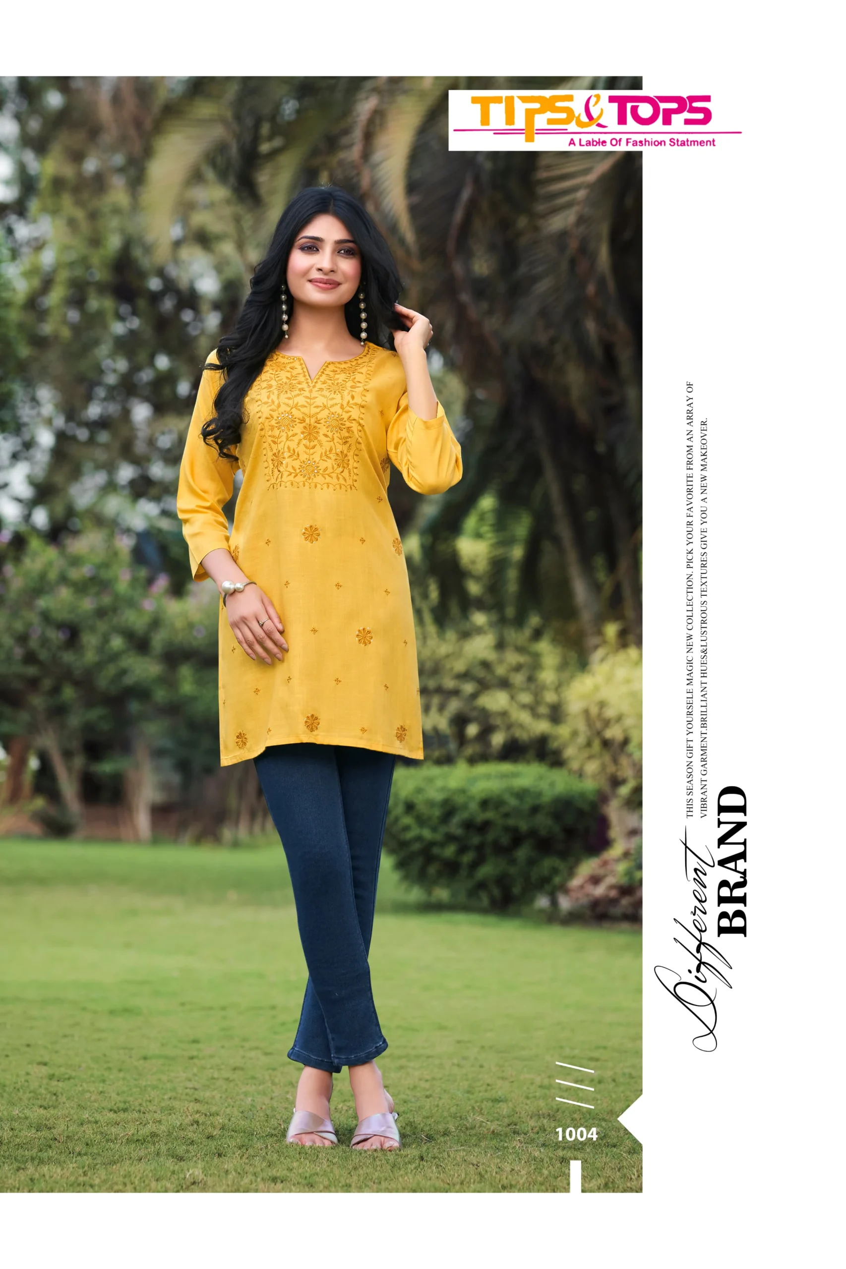 Tips & Tops Colors Vol 03 Heavy Rayon Slub 16Kg Wholesale Fancy Short Tops Catalog — Wholesale Kurtis, MPA wholesale from Surat - Gallery Image 2